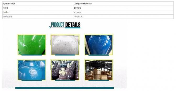 China Supply Industrial Grade Propane C3h8 Gas